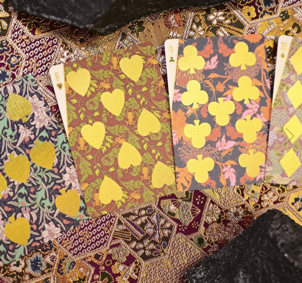 Gilded Patternwork (Lillies and Ladybirds) Playing Cards by Jack Brutus Penny - Image 5