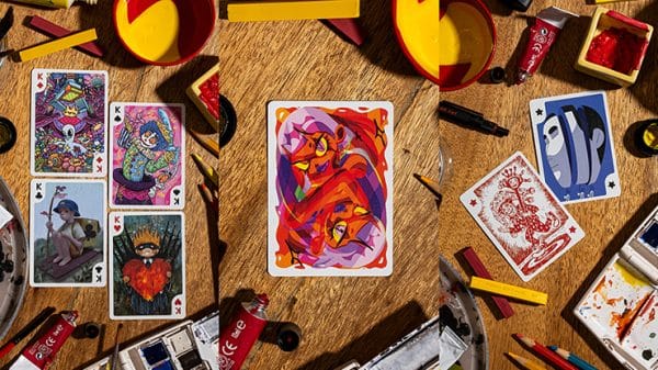 Bicycle Sari Sari (Code Red Edition) Playing Cards by USPCC - Image 6