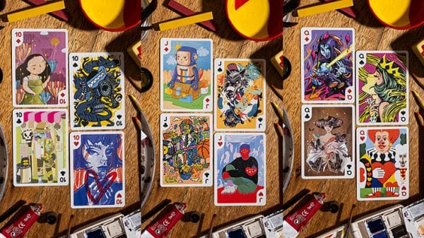 Bicycle Sari Sari (Code Red Edition) Playing Cards by USPCC - Image 5