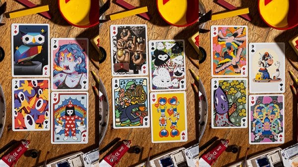 Bicycle Sari Sari (Code Red Edition) Playing Cards by USPCC - Image 4