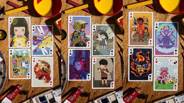 Bicycle Sari Sari (Code Red Edition) Playing Cards by USPCC - Image 3