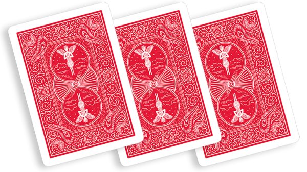 Bicycle Playing Cards 809 Mandolin Red by USPCC - Image 2