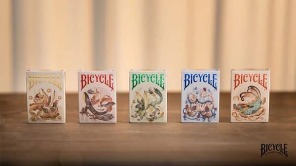 Bicycle Mascot (Tiger Sniffs the Rose) Playing Cards by USPCC - Image 2
