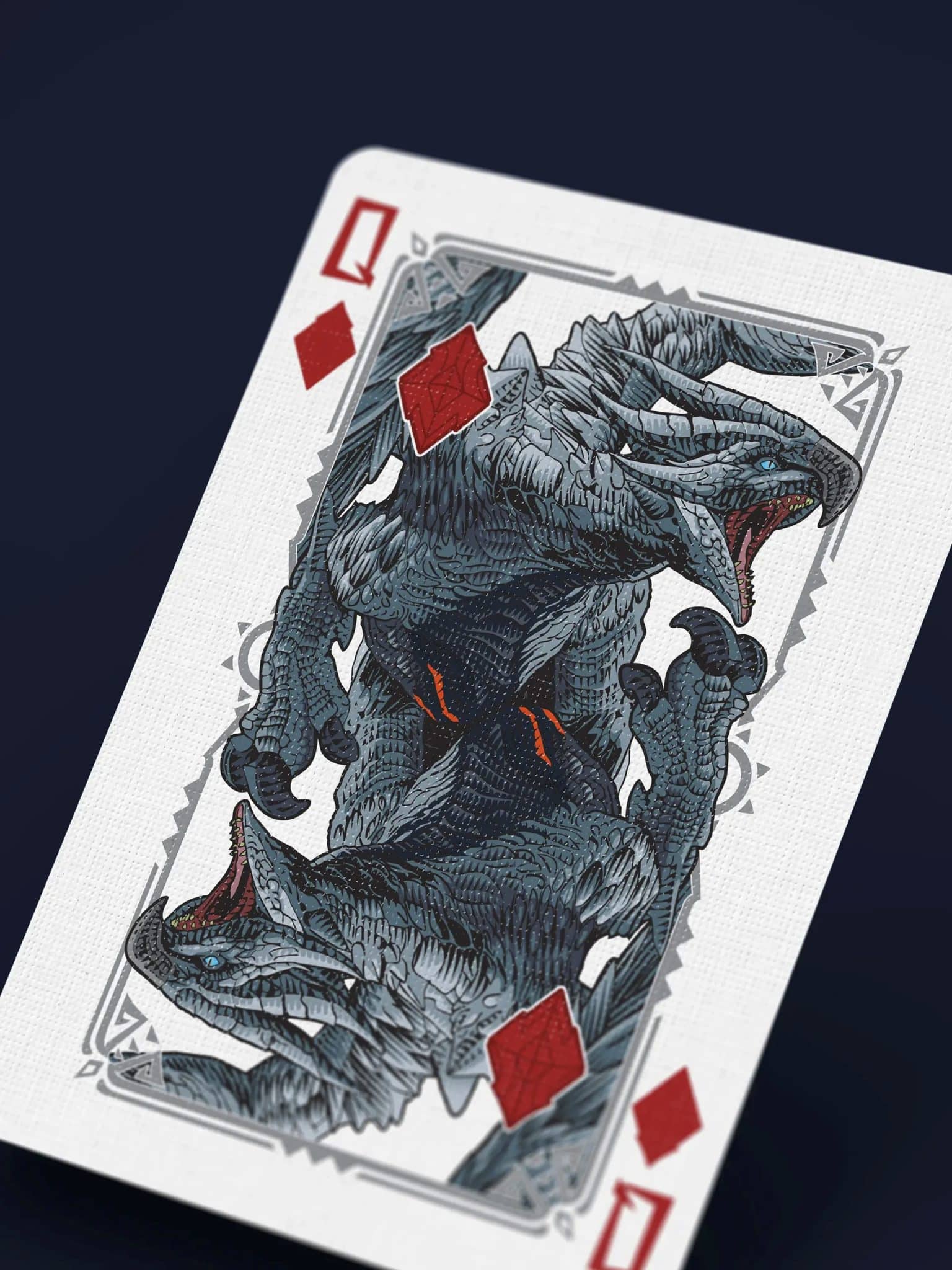 Monster Hunter Playing Cards- Green by Dyenamik | X-Decks Playing