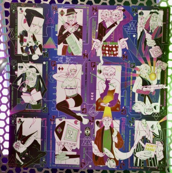The Hitchhiker's Guide to the Galaxy - Playing Cards-Pink by Jack Brutus Penny - Image 8