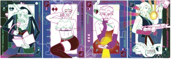 The Hitchhiker's Guide to the Galaxy - Playing Cards-Pink by Jack Brutus Penny - Image 7