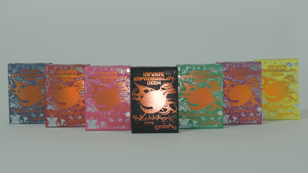 The Hitchhiker's Guide to the Galaxy - Playing Cards-Pink by Jack Brutus Penny