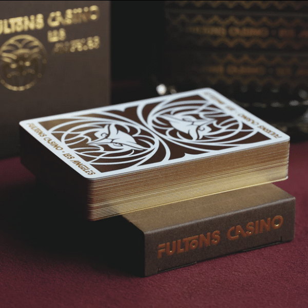 Fultons Casino Los Angeles Playing Cards Limited Gilded- Gold by Fulton