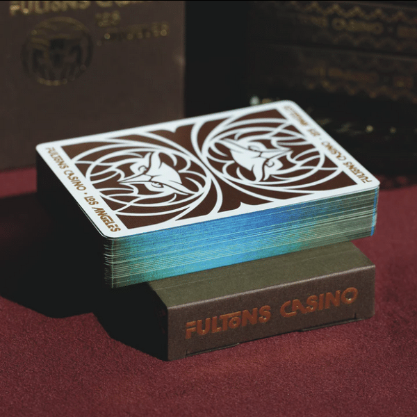 Fultons Casino Los Angeles Playing Cards Limited Gilded- Green by Fulton