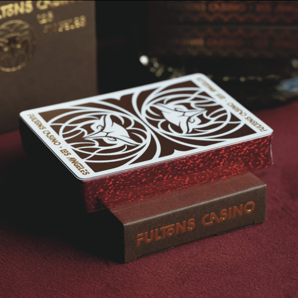 Fultons Casino Los Angeles Playing Cards Limited Gilded- Red by Fulton