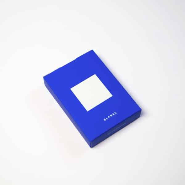 Blanks Playing Cards- Cobalt Blue by Squareup Cards - Image 2