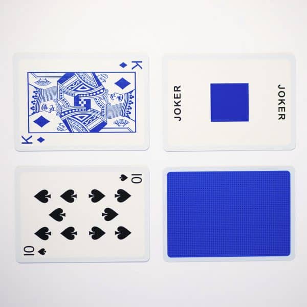 Blanks Playing Cards- Cobalt Blue by Squareup Cards - Image 3