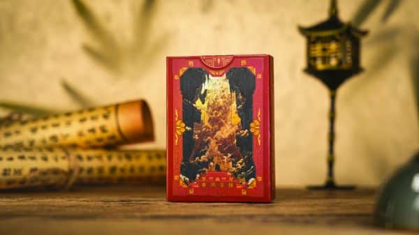 Ancient Relics 春风又绿 ChunFeng (Red) Playing Cards by TCC