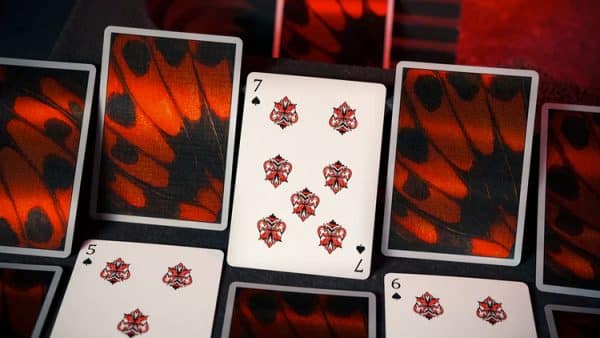 Morpho V2 Carmine Playing Cards by TCC Fashion - Image 14
