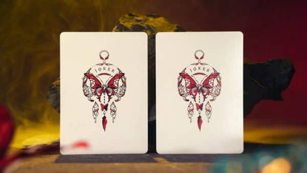 Morpho V2 Carmine Playing Cards by TCC Fashion - Image 13