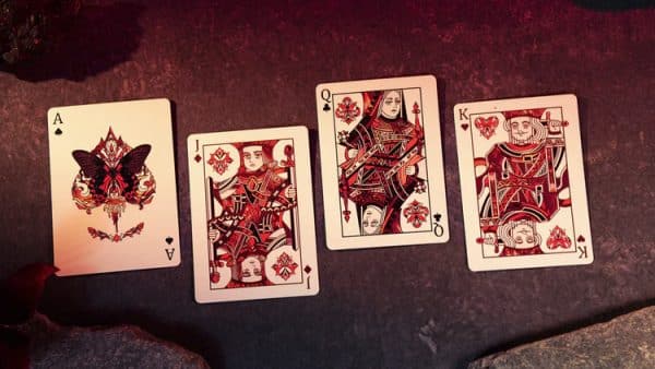 Morpho V2 Carmine Playing Cards by TCC Fashion - Image 11