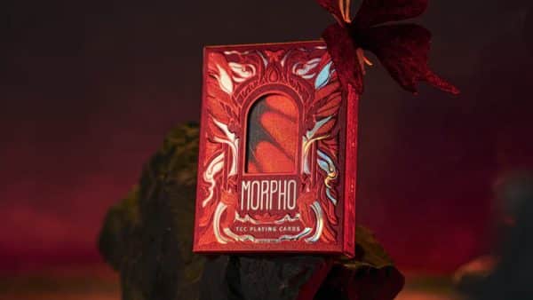 Morpho V2 Carmine Playing Cards by TCC Fashion