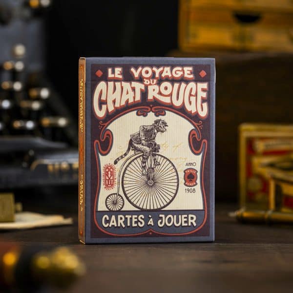 Le Voyage du Chat Rouge Playing Cards by Stockholm17