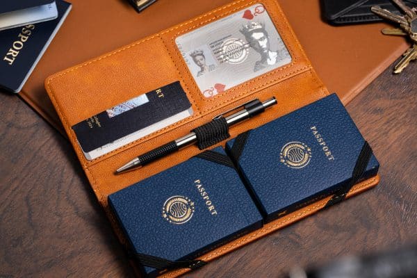 Globetrotter Passport Playing Card Set & Wallet by Sinecure - Image 3