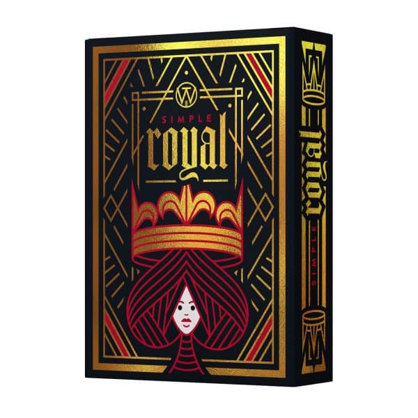 Simple Royal Red Playing Cards by Giovanni Meroni/Thirdway Industries
