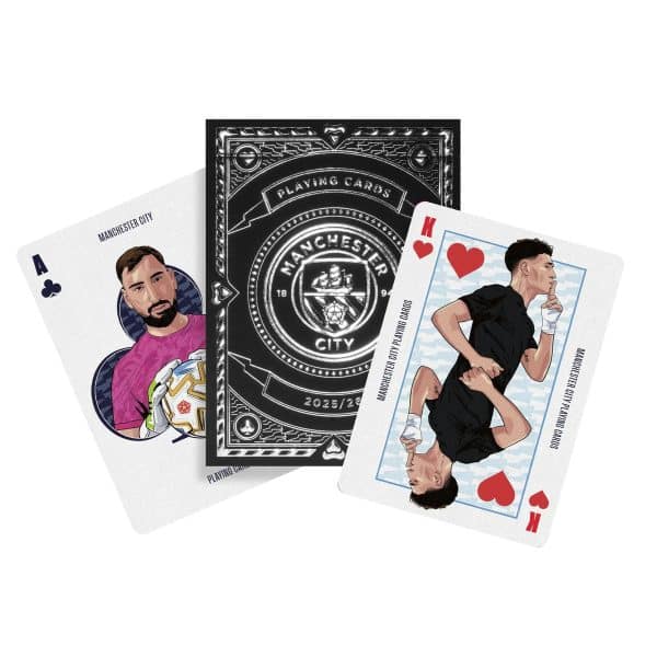 Manchester City FC Playing Cards - The Away Edition by Dyenamik