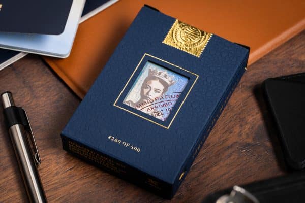 Passport Luxe (Gilded) Playing Cards and Puzzle by Sinecure