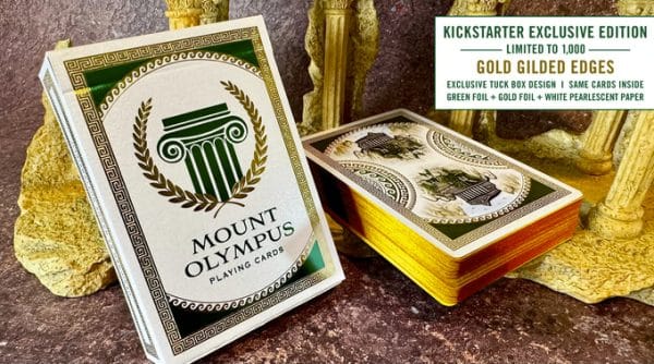 Mount Olympus Playing Cards- Gilded Edition by Randy Butterfield