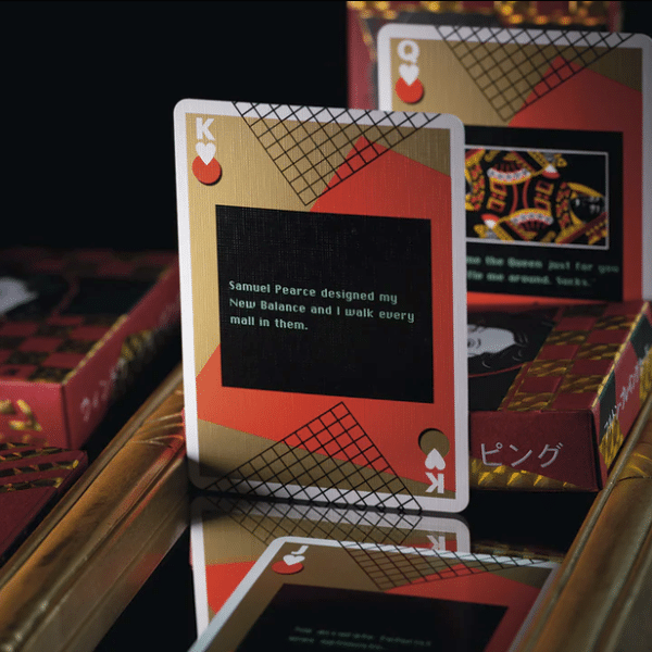 Vaporwave Idol 2 Limited Gilded- Red Playing Cards by Fulton - Image 5