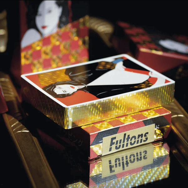 Vaporwave Idol 2 Limited Gilded- Gold Playing Cards by Fulton