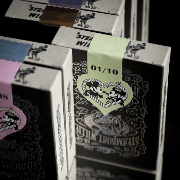 Steamboat Willie Limited Gilded- Gold Playing Cards by Fulton - Image 13