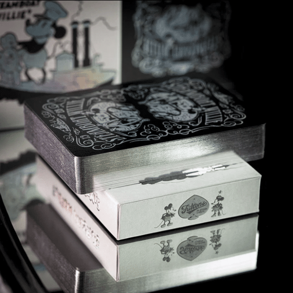 Steamboat Willie Limited Gilded- Silver Playing Cards by Fulton