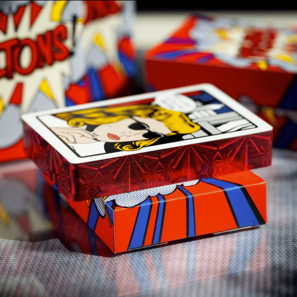 Fulton's Perfidia Limited Gilded- Red Playing Cards by Fulton