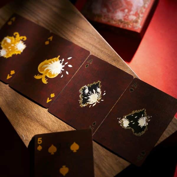 Epiphyllum V2 Red Playing Cards by AboutCardistry - Image 14