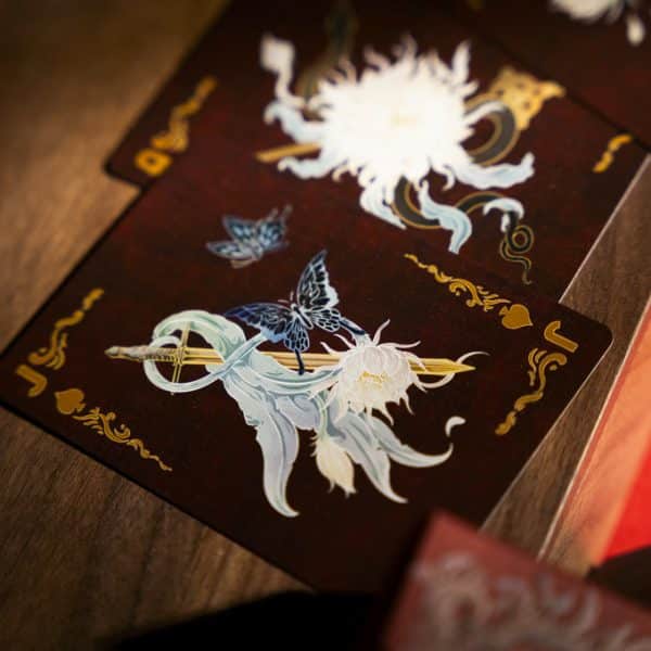 Epiphyllum V2 Red Playing Cards by AboutCardistry - Image 13