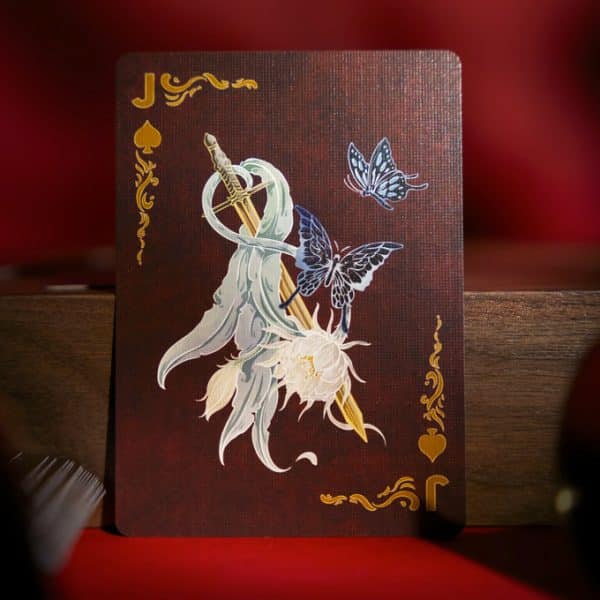Epiphyllum V2 Red Playing Cards by AboutCardistry - Image 11