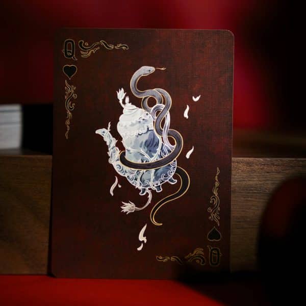 Epiphyllum V2 Red Playing Cards by AboutCardistry - Image 9