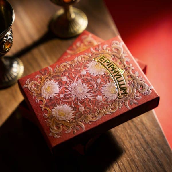 Epiphyllum V2 Red Playing Cards by AboutCardistry - Image 2