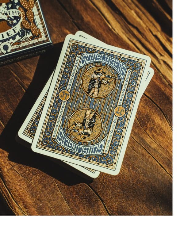 Gunslingers: Outlaw Gilded Edition Playing Cards by Joker and the Thief - Image 4