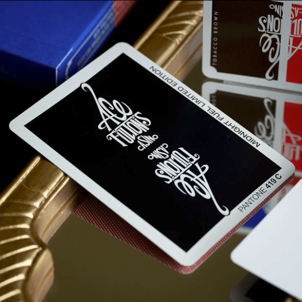 Ace Fulton's Casino Sample Limited Gilded Edition- Blue Playing Cards by Fulton - Image 8