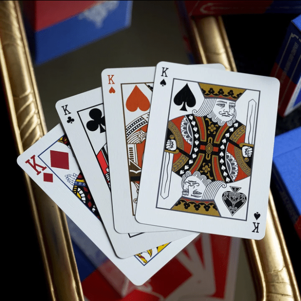 Ace Fulton's Casino Sample Limited Gilded Edition- Blue Playing Cards by Fulton - Image 6