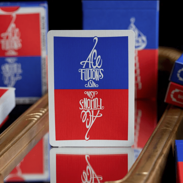 Ace Fulton's Casino Sample Limited Gilded Edition- Blue Playing Cards by Fulton - Image 4