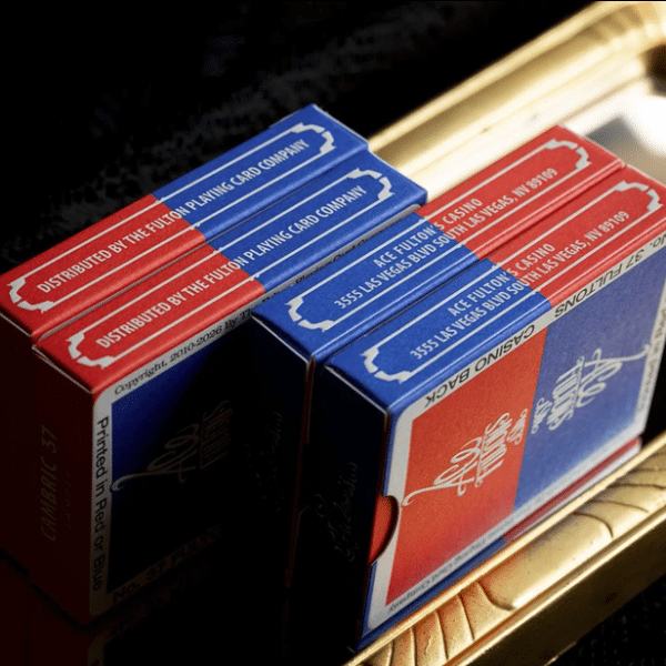 Ace Fulton's Casino Sample Signed Blind Box Playing Cards by Fulton - Image 6