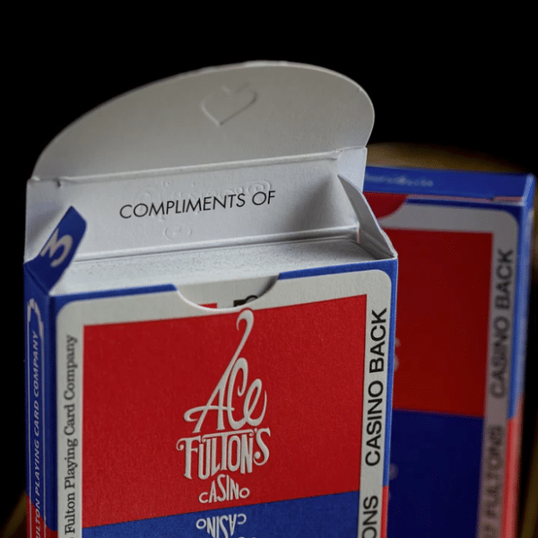Ace Fulton's Casino Sample Signed Blind Box Playing Cards by Fulton - Image 4