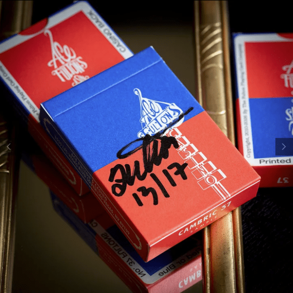 Ace Fulton's Casino Sample Signed Blind Box Playing Cards by Fulton