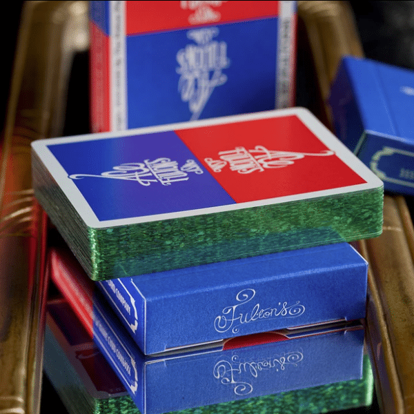 Ace Fulton's Casino Sample Limited Gilded Edition- Green Playing Cards by Fulton
