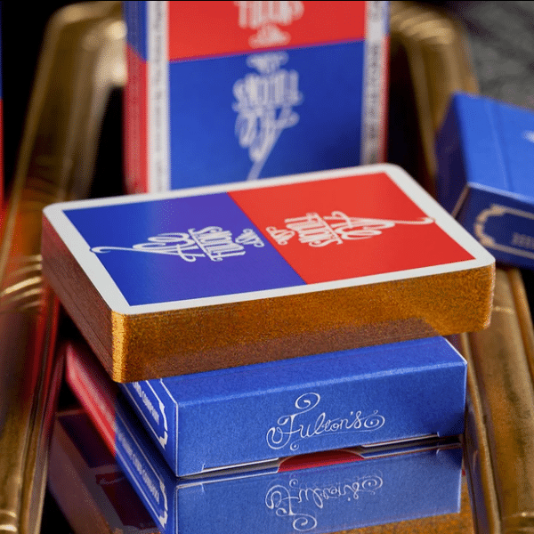 Ace Fulton's Casino Sample Limited Gilded Edition-Orange Playing Cards by Fulton