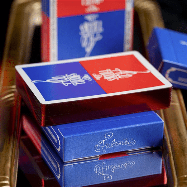 Ace Fulton's Casino Sample Limited Gilded Edition- Red Playing Cards by Fulton