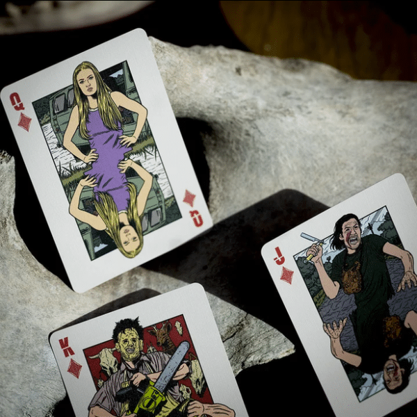 The Texas Chainsaw Massacre Limited Edition Gilded-Green Playing Cards by Fulton - Image 18
