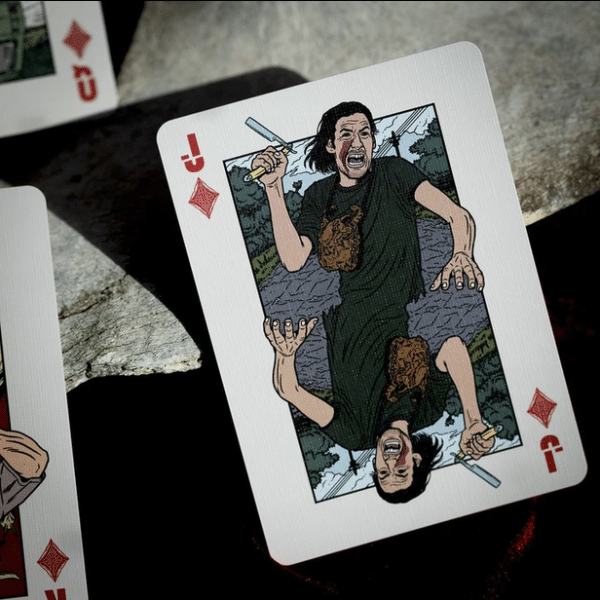 The Texas Chainsaw Massacre Limited Edition Gilded-Green Playing Cards by Fulton - Image 17