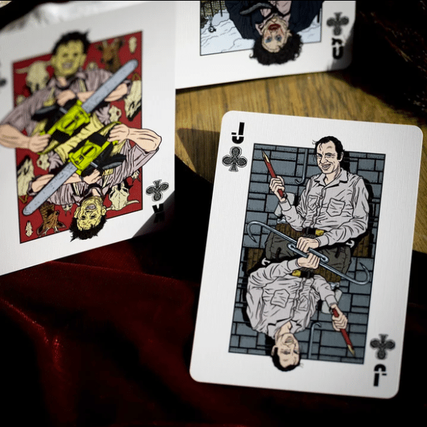 The Texas Chainsaw Massacre Limited Edition Gilded-Green Playing Cards by Fulton - Image 9